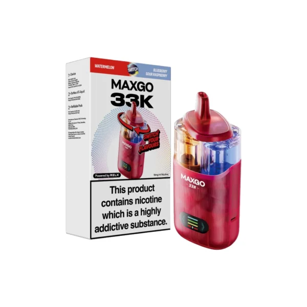 18mg Relx Maxgo 33K Prefilled Pod Vape Kit 25W - Image 2