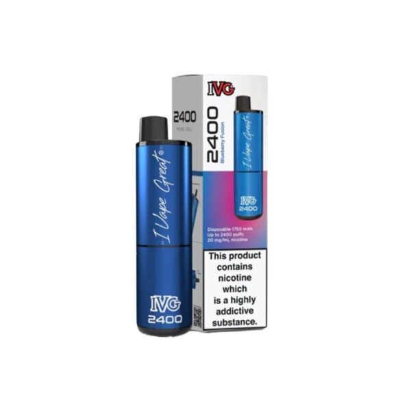 20mg IVG 2400 4 in 1 Pod Rechargeable Vape Kit 2400 Puffs - Image 12