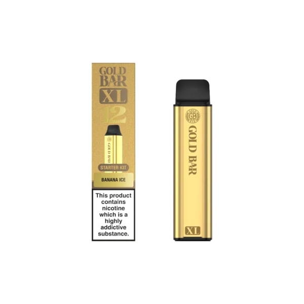 20mg Gold Bar XL Prefilled Pod Vape Kit 10000 Puffs - Image 3