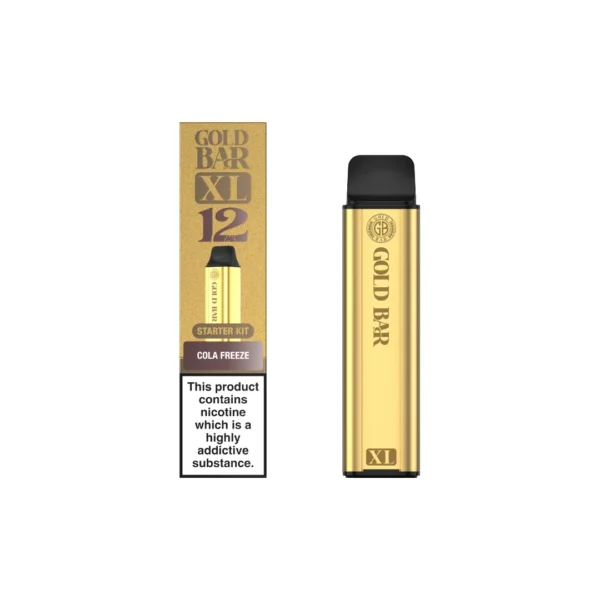 20mg Gold Bar XL Prefilled Pod Vape Kit 10000 Puffs - Image 8