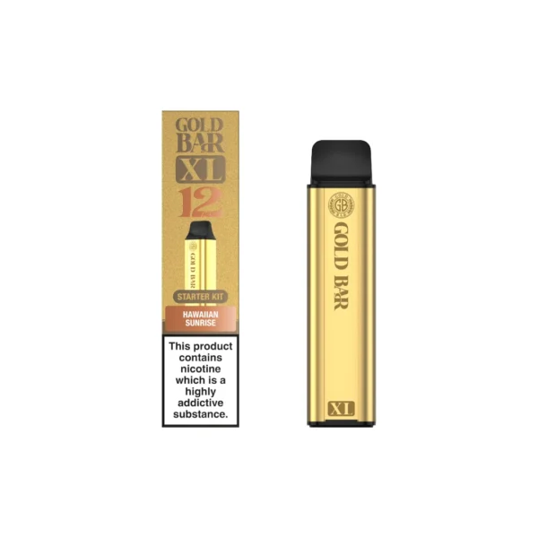 20mg Gold Bar XL Prefilled Pod Vape Kit 10000 Puffs - Image 9