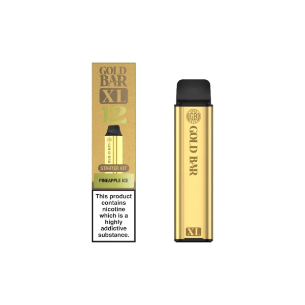 20mg Gold Bar XL Prefilled Pod Vape Kit 10000 Puffs - Image 12