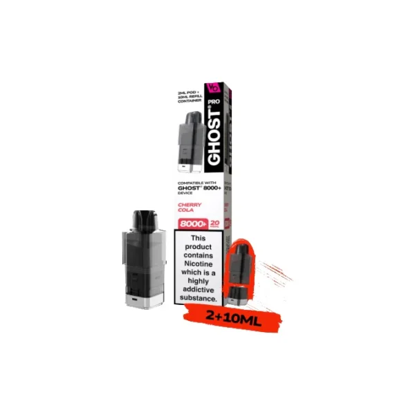 20mg Ghost Pro 8000+ By Vapes Bars Prefilled Pods - Image 10