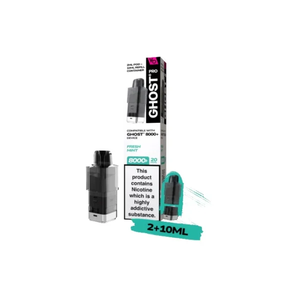 20mg Ghost Pro 8000+ By Vapes Bars Prefilled Pods - Image 14