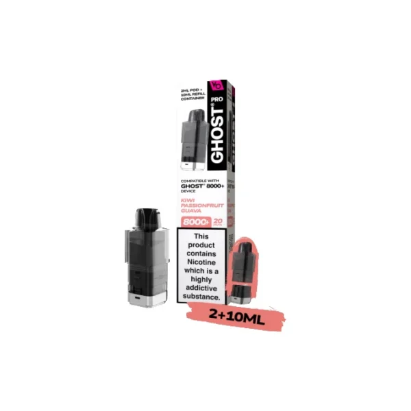 20mg Ghost Pro 8000+ By Vapes Bars Prefilled Pods - Image 16