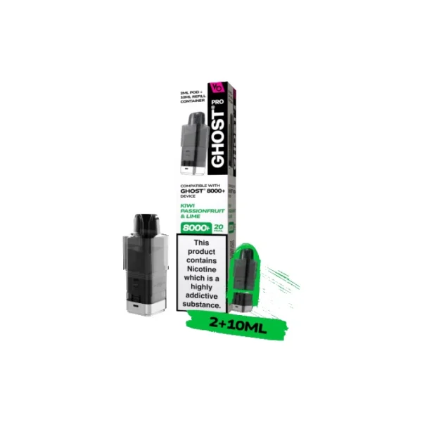 20mg Ghost Pro 8000+ By Vapes Bars Prefilled Pods - Image 17