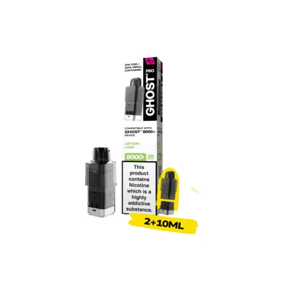 20mg Ghost Pro 8000+ By Vapes Bars Prefilled Pods - Image 18