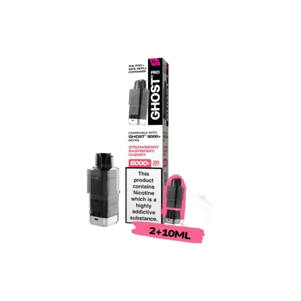 20mg Ghost Pro 8000+ By Vapes Bars Prefilled Pods - Image 25