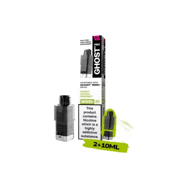 20mg Ghost Pro 8000+ By Vapes Bars Prefilled Pods - Image 27
