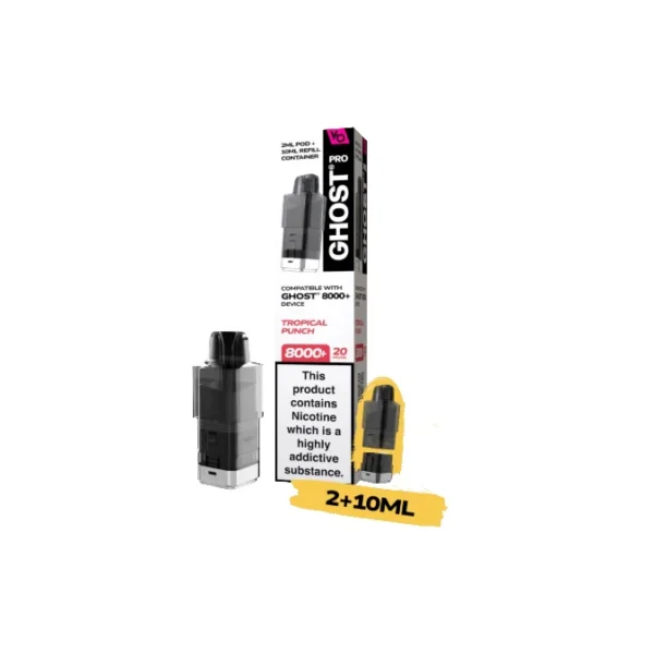 20mg Ghost Pro 8000+ By Vapes Bars Prefilled Pods - Image 30