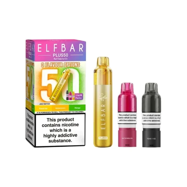 Elf Bar Plus50 Prefilled 50K Pod Vape Kit - Image 6