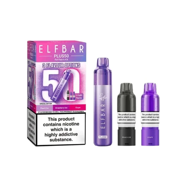 Elf Bar Plus50 Prefilled 50K Pod Vape Kit - Image 13