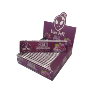 Alien Puff Grape Flavour King Size Papers - 25 Booklets (HPF2806)