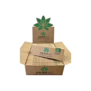 Hemp 101  1 1/4 Size 100% Hemp Rolling Papers Natural Brown